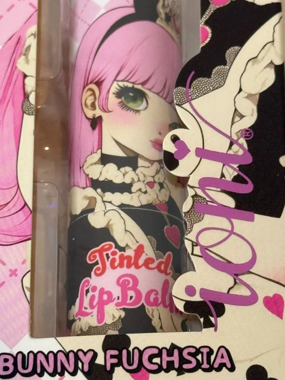 Ioni Dolly's Adventure Bunny Fuchsia Tinted Lip Balm